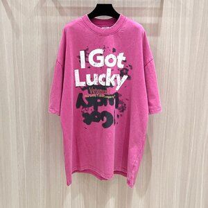 Vetements Pink Printed Short-Sleeve Shirt